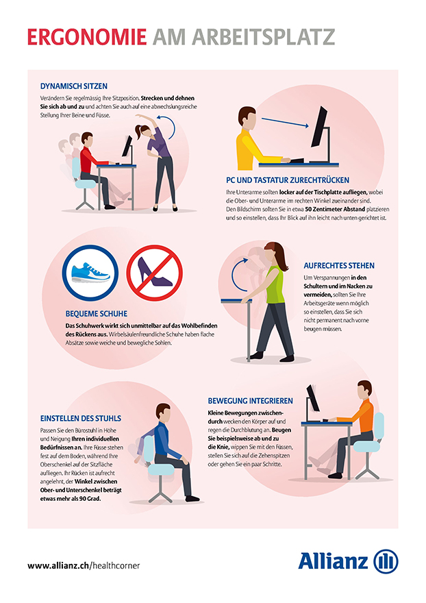 Ergonomie | Health Corner | Allianz
