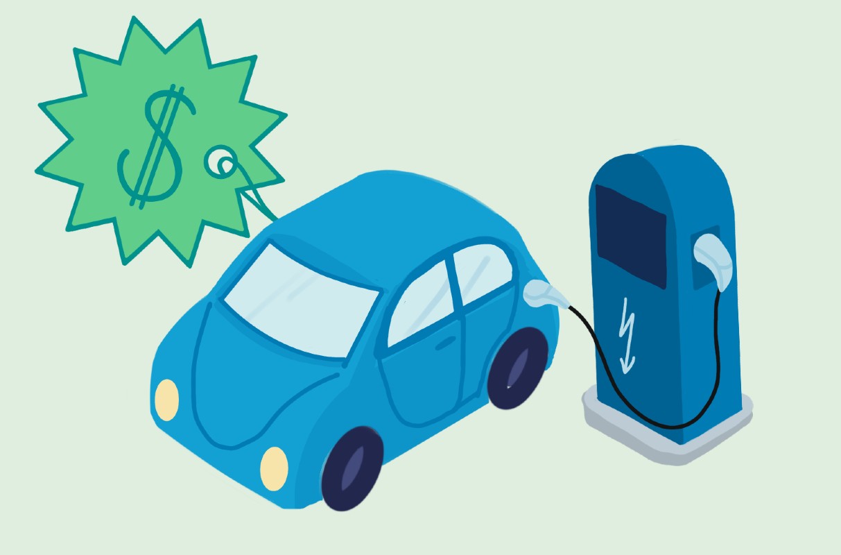 Illustration E-Auto